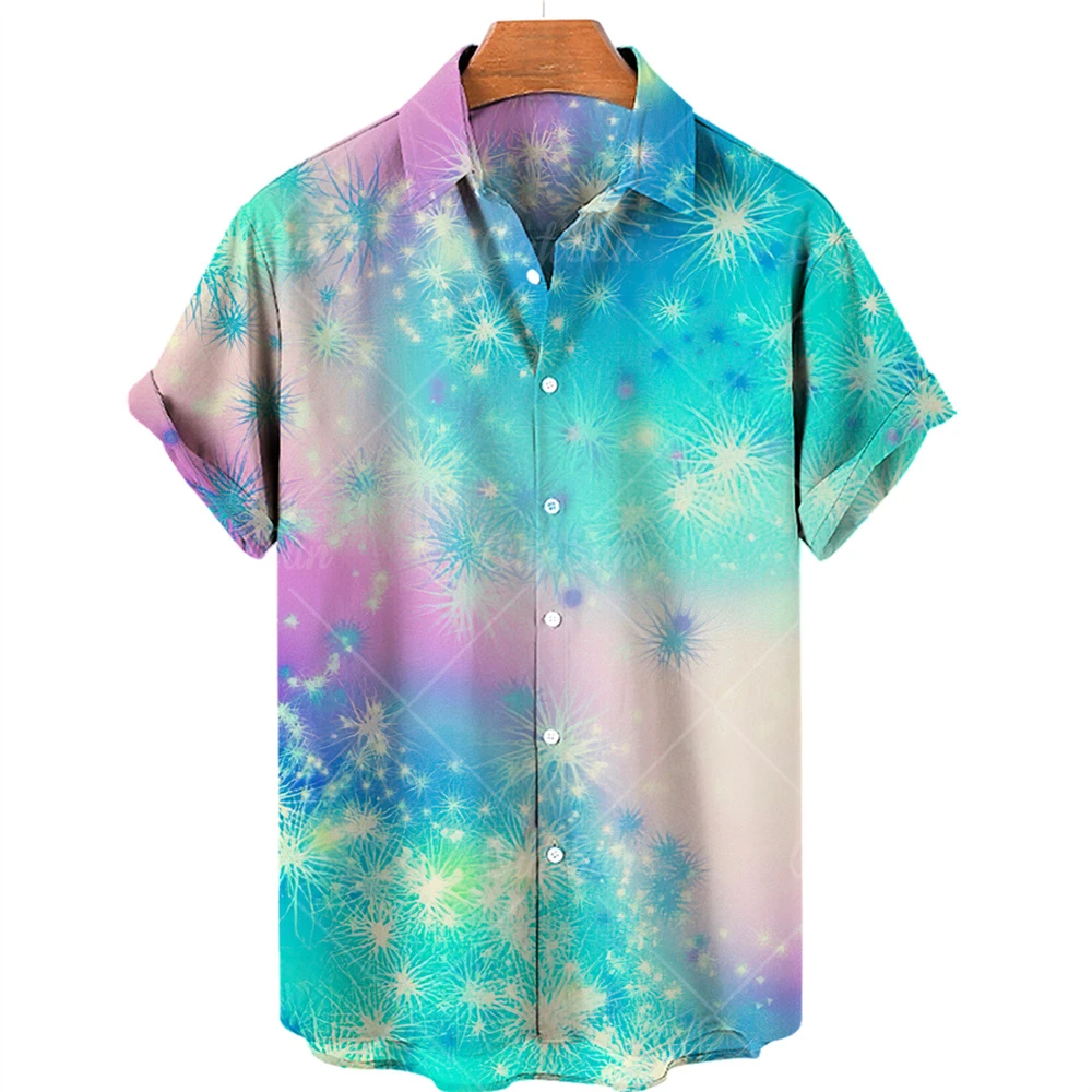 

Men's Shirt Summer 2022 New Hawaiian Shirt Men's Printed Beach Pocket Retro Short-sleeved Tops Fashion Shirt Clothing Tops