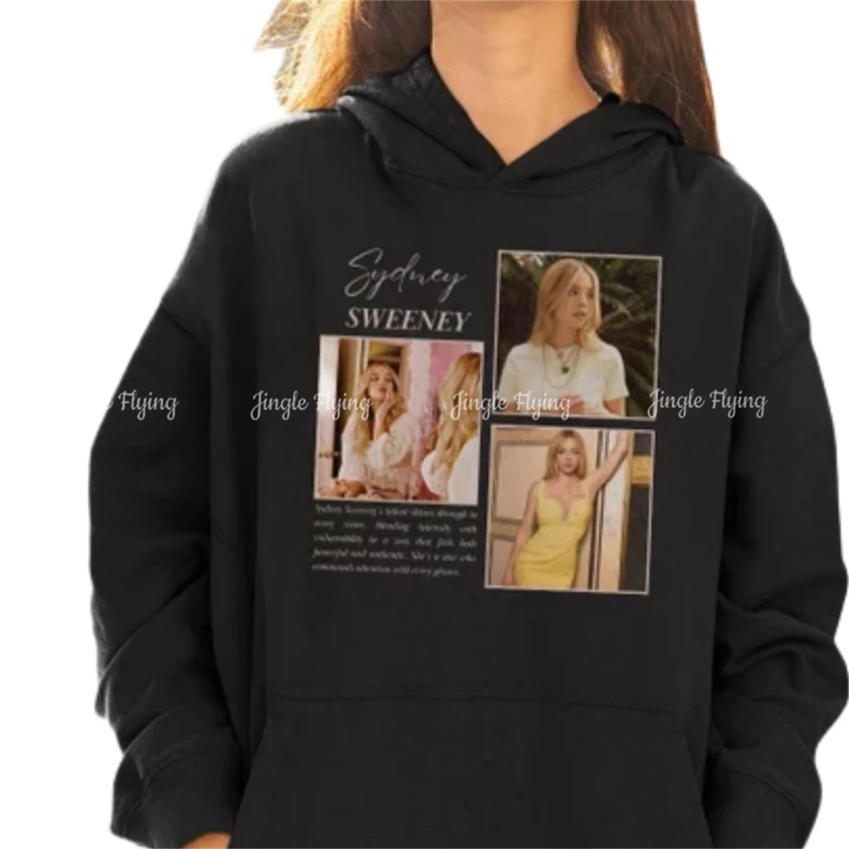 Винтажная толстовка с капюшоном изображением Сиднея