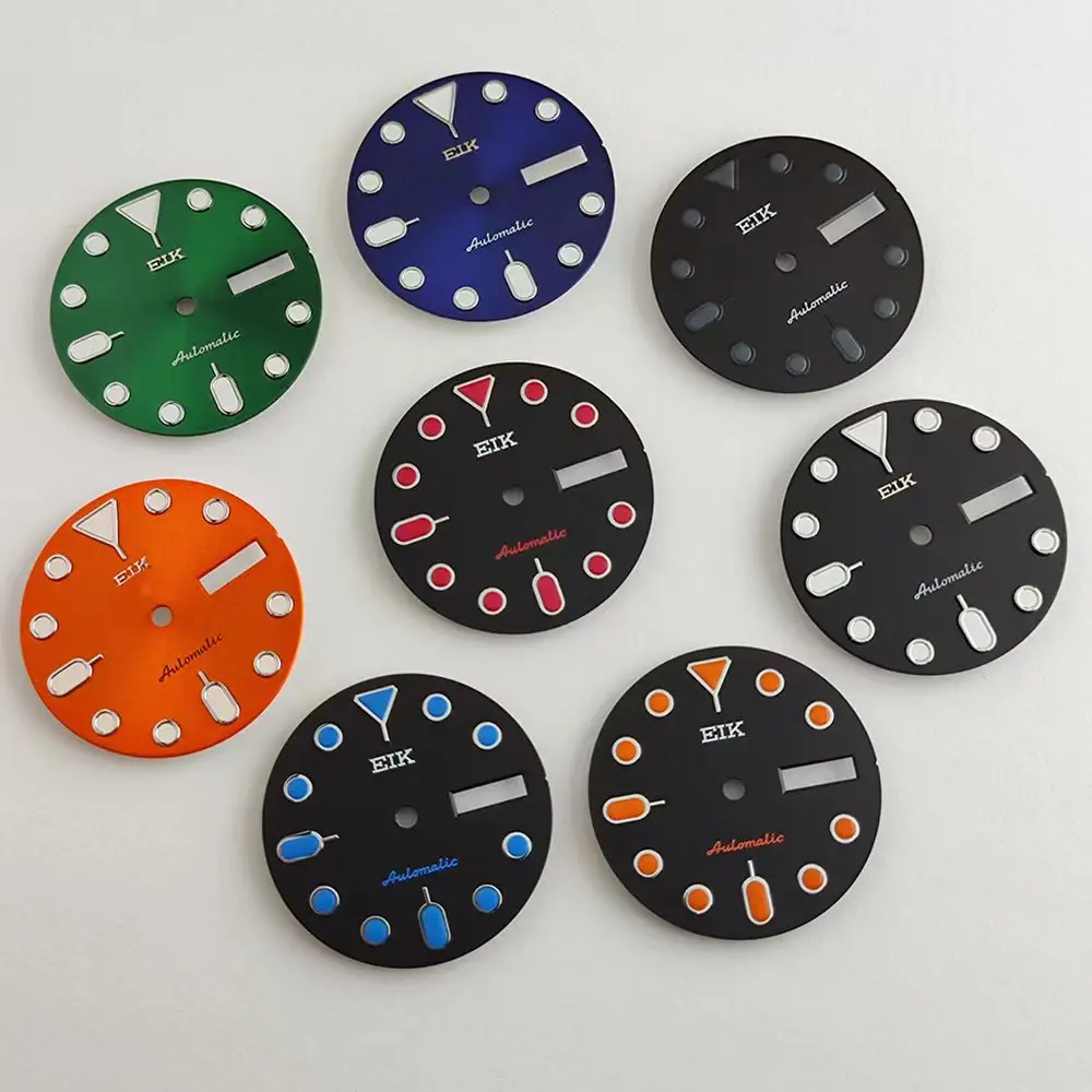 

NH35 dial 28.5mm nh35 Watch Dial Luminous Modified Dial for SKX007 NH35 NH36 Automatic Movement Watch Parts S Dial