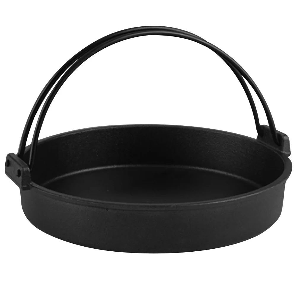 

Cast Iron Skillet Dry Pot Cooking Pan Wok Stove Outdoor Thickened Household Kitchenware Cookware Cooker