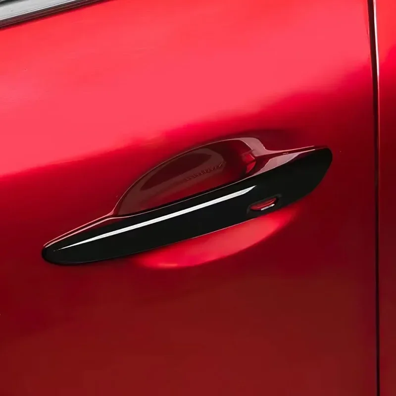 Для Mazda CX60 CX-60 2022 2023 ABS углеродное волокно наружная дверная ручка накладка на