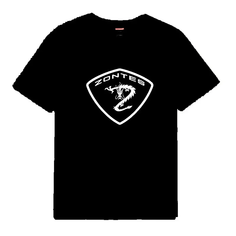 Для Zontes G1 125 ZT125 ZT125U ZT U ZX новая футболка из чесаного хлопка с коротким рукавом