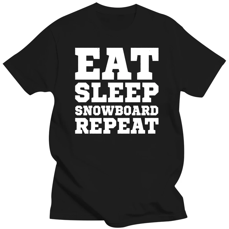 

Eat Sleep Snowboard Repeat - Mens T-Shirt - SportER / Winter Olympics- 13 ColoursMen'S T-Shirts Summer Style Fashion Swag Men