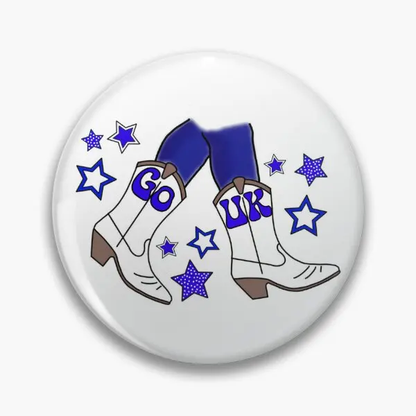 Go Uk Ковбойские сапоги Мягкая булавка на пуговицах Женская брошь влюбленная