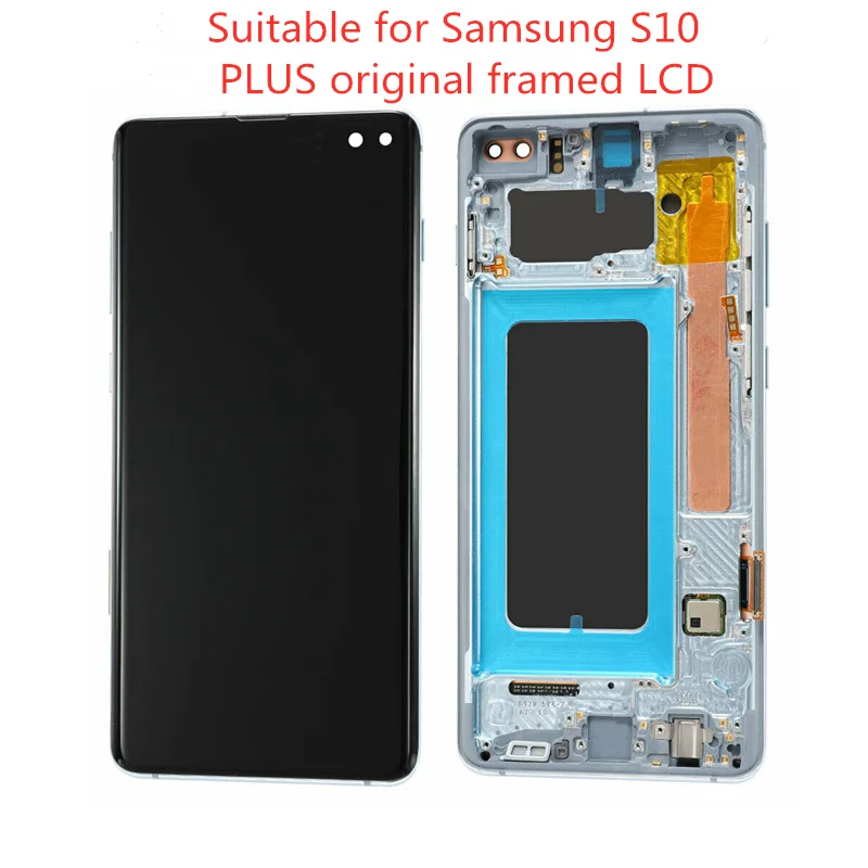 6.4 inch original AMOLED for Samsung Galaxy s10 plus LCD G975A G975U G975F s10+ LCD touch screen with dot or burn marks enlarge