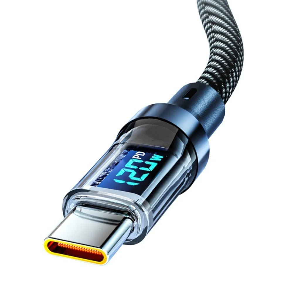 Кабель USB 100W120W для быстрой зарядки с LED-дисплеем, высокоскоростной зарядный кабель Type-C для телефона (art.: 3920db2cbf804) - 3920db2cbf804