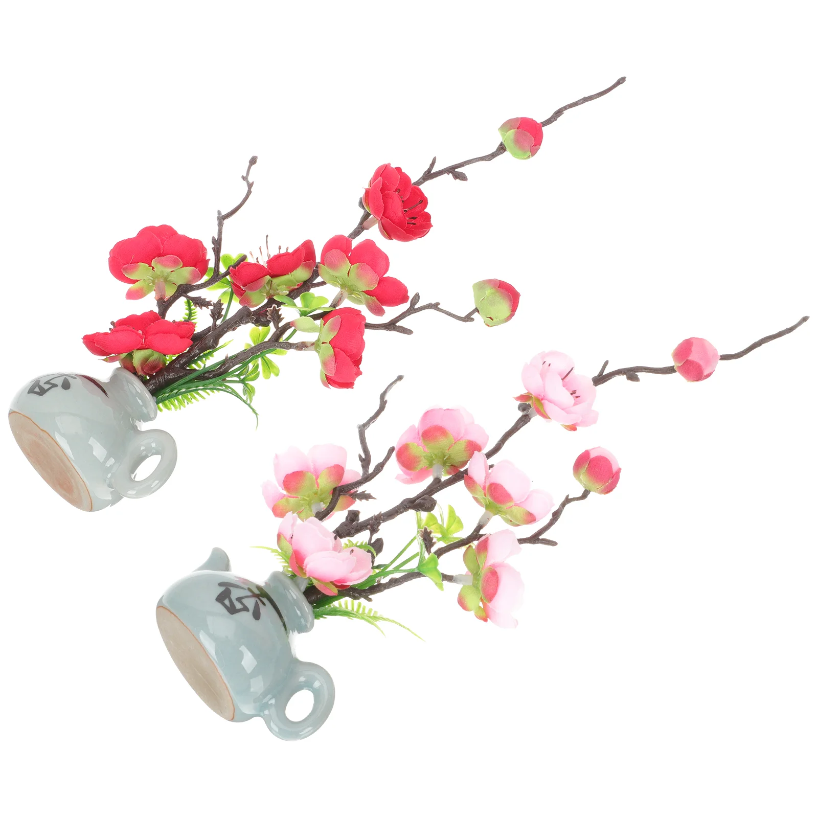 

Claypot Rice Tableware Accessory Plum Blossom Plants Hotel Sushi Plate Decoration Dish