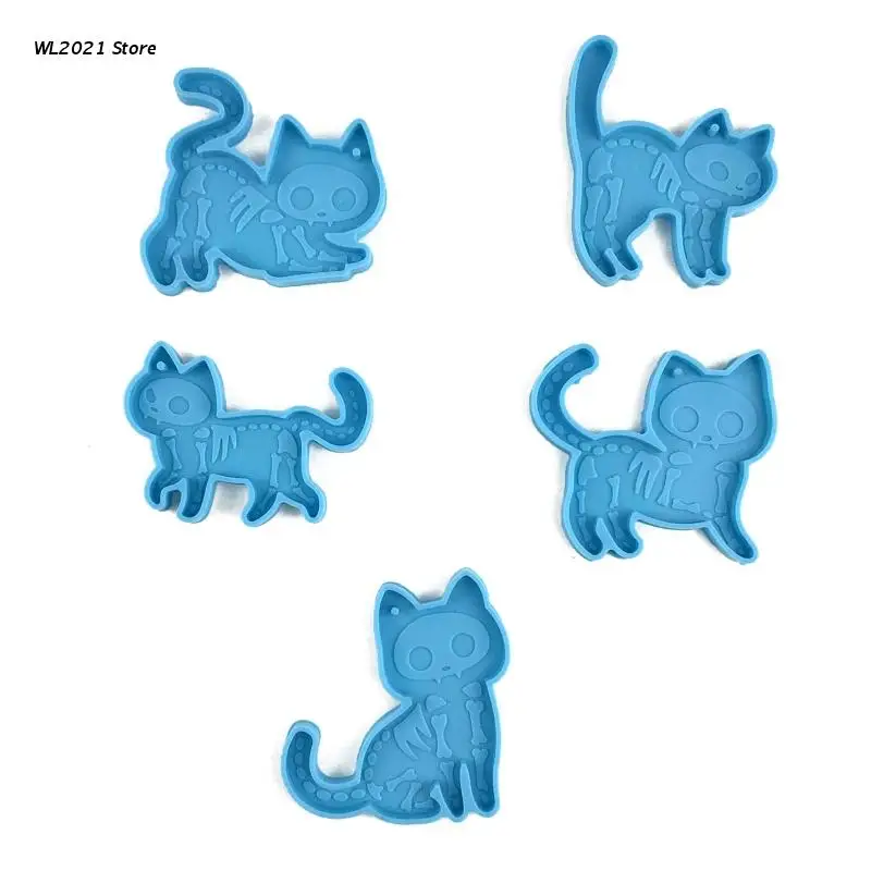 

DIY Keychain Pendant Mold for CAT Charm Epoxy Mould Handmade Resin Casting Mold