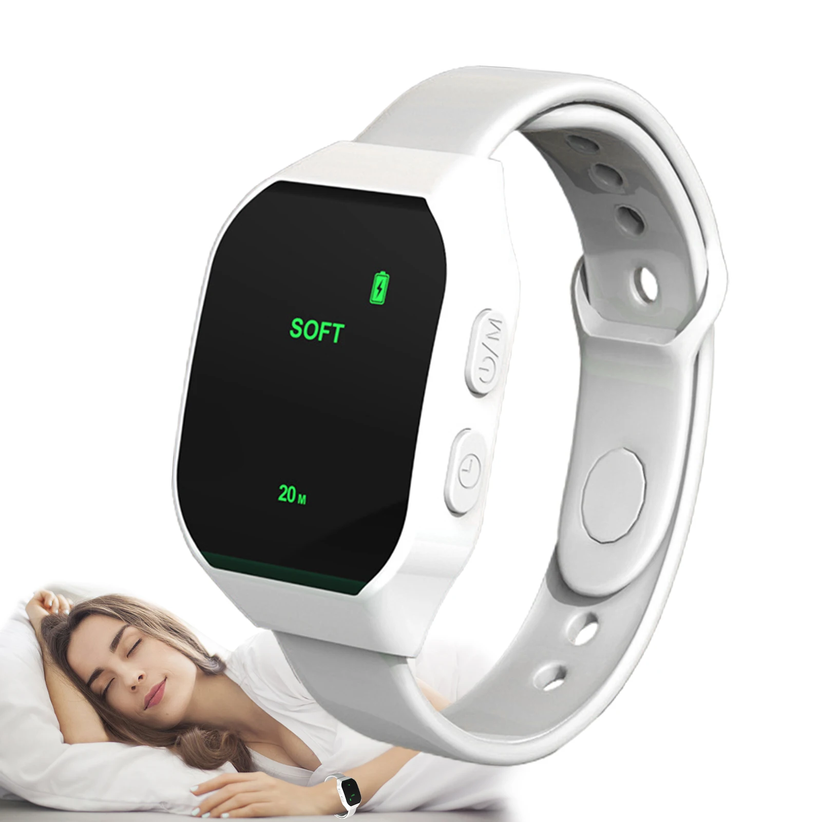 

Sleep Aid Watch Sleep Aid Device For Insomnia Micro-Current Electronic Pulse Sleeping Machine For Men And Women Adjustable Size