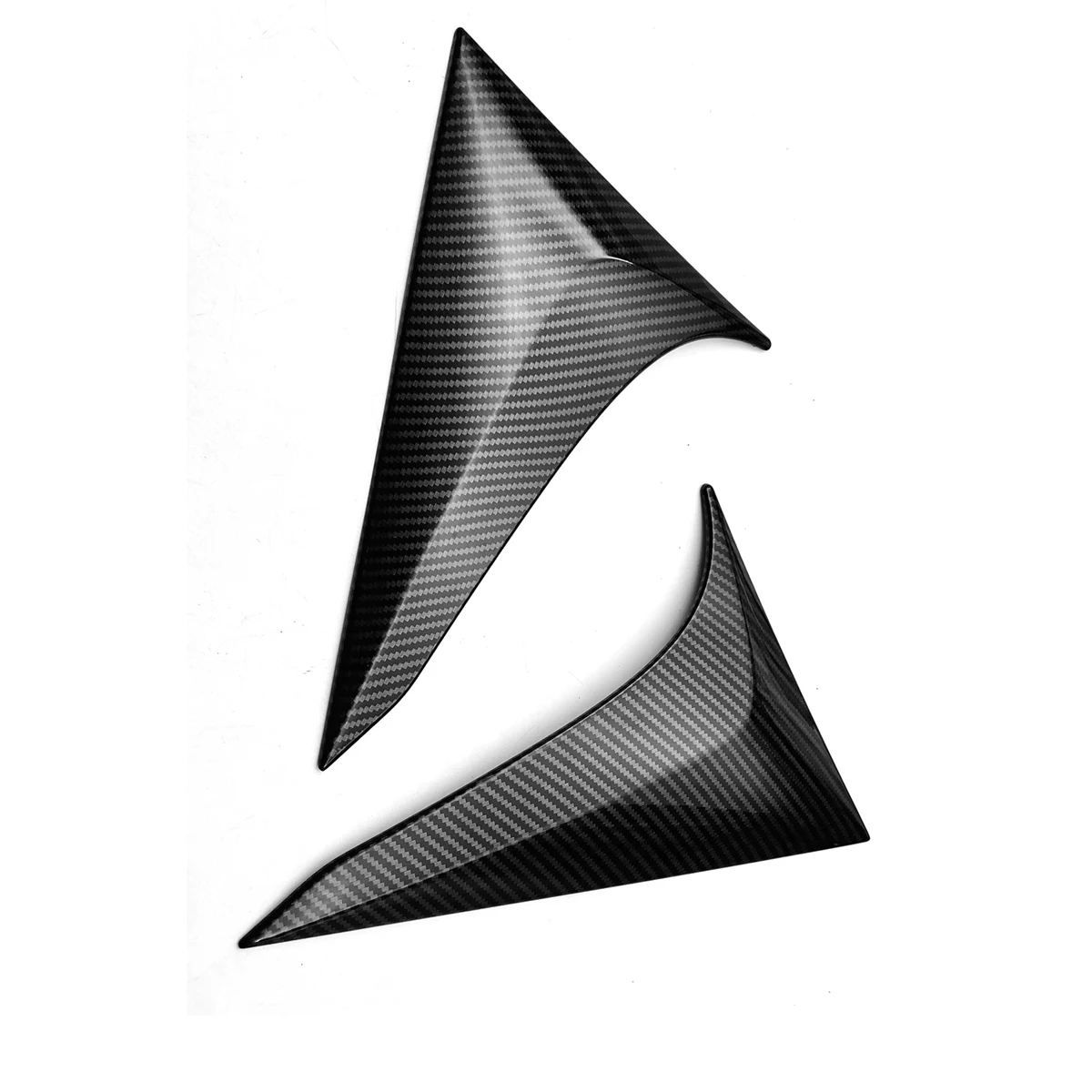 

Car Rear Window Spoiler Side Wing Trim Cover Decorate for Honda HRV HR-V Vezel 2021 2022 Carbon Fiber