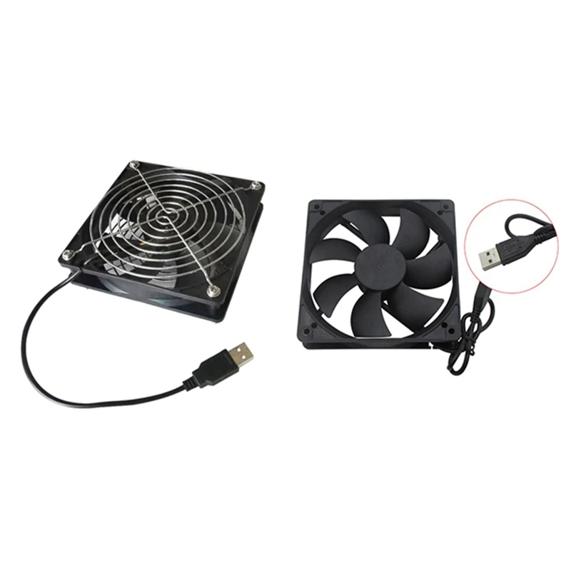

Brushless Cooling Fan 4 Pack DC 5V USB Cooling Fan For Phone Computer Cabinet Or Router