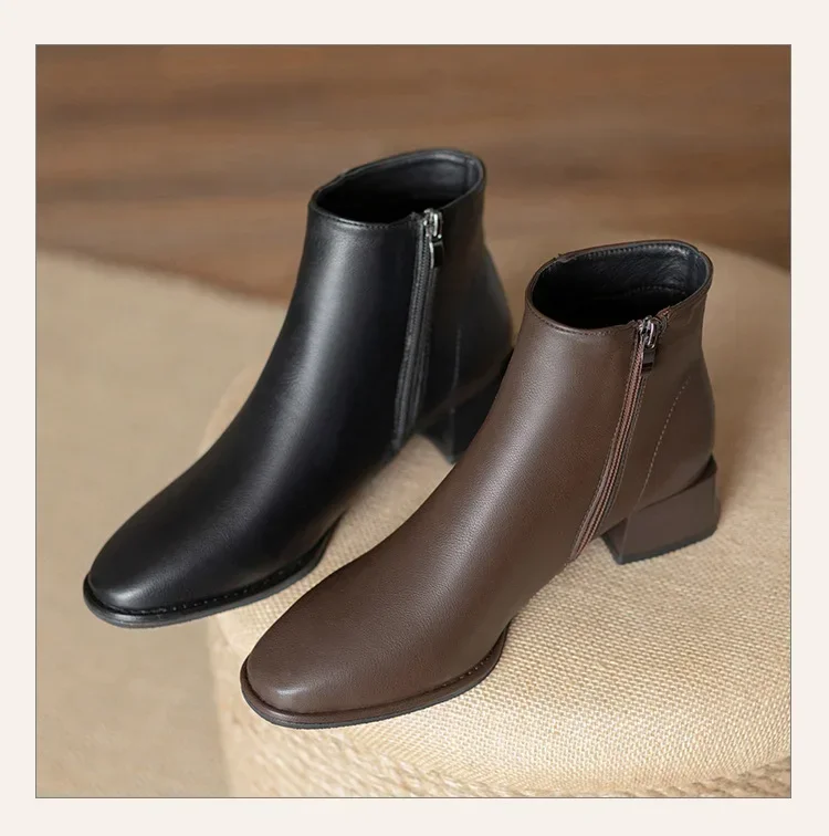 Женские ботильоны в британском стиле новые остроконечные ботинки челси уличная
