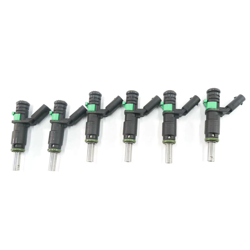 

6X Fuel Injector Nozzle A2720780023 A2720780249 For Mercedes Benz Viano Vito W639 A209 C209 C219 W204 S204 W211