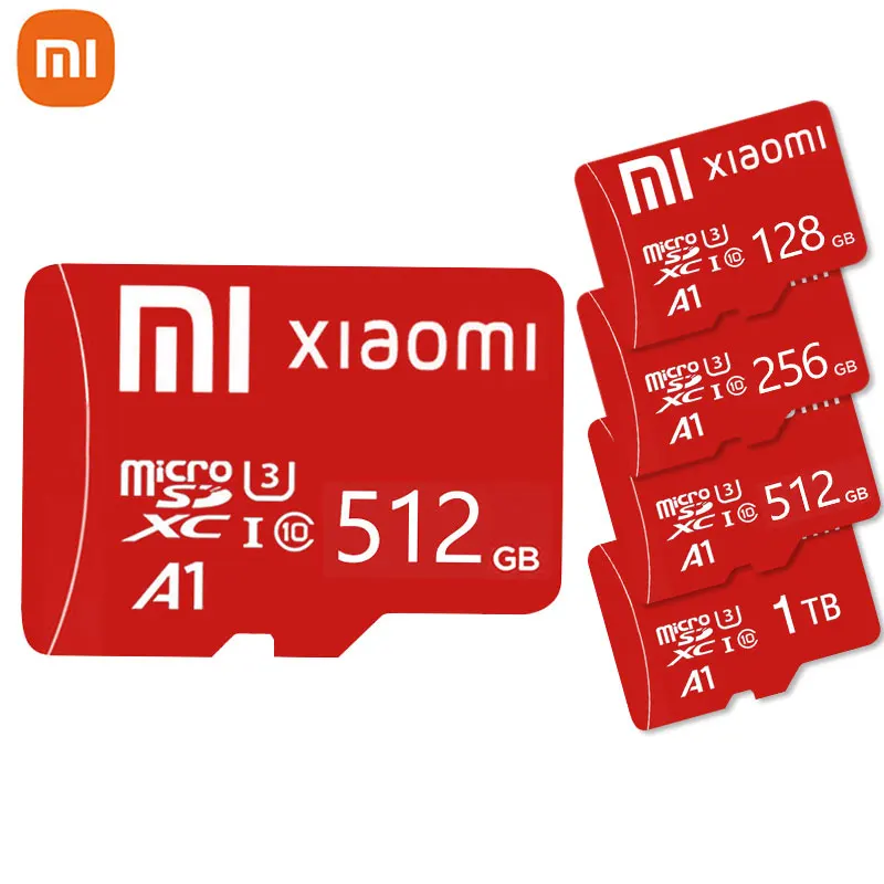 

Карта памяти Micro SD XIAOMI 1 ТБ, 512 ГБ, 256 ГБ, 128 ГБ, 32 ГБ, 64 ГБ, 16 ГБ, SD/TF флэш-карты, карты памяти для телефонов, мониторов, камер