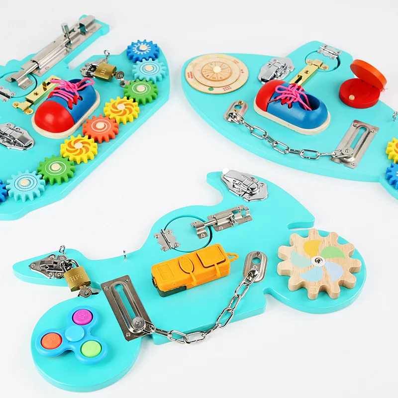 Обучающая деревянная доска Монтессори для детского транспорта детские игрушки