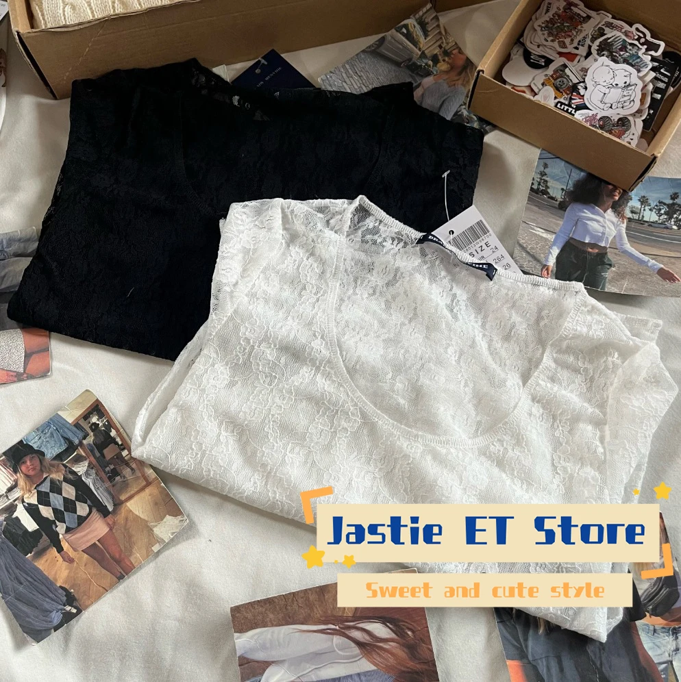 Кружевная Прозрачная Футболка с цветочным рисунком и длинным рукавом