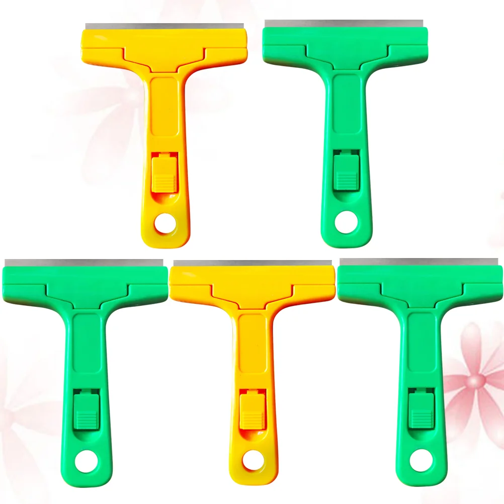 

5pcs Cleaning Glass Wall Putty Marble Scraper Beauty Grout Tool Cleaning (Random Color)