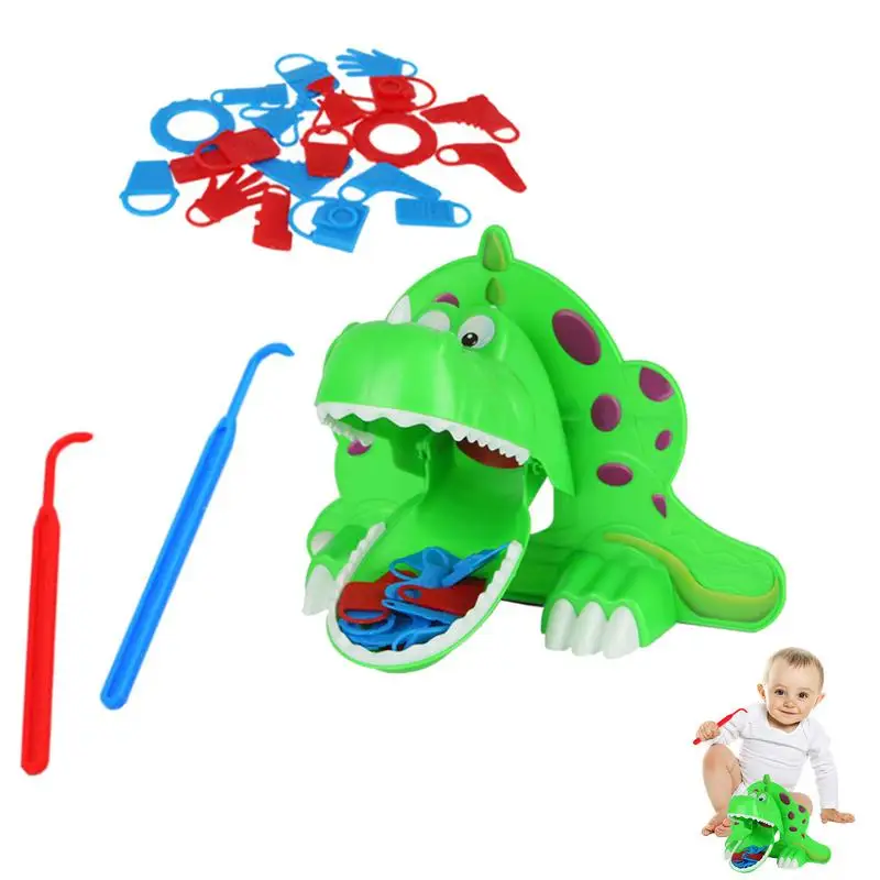 

Игрушка-Динозавр для мальчиков, богатые цвета, Детская игра, игрушки динозавров с открытым ртом, кусающий динозавр, игрушка-кусающий палец динозавр