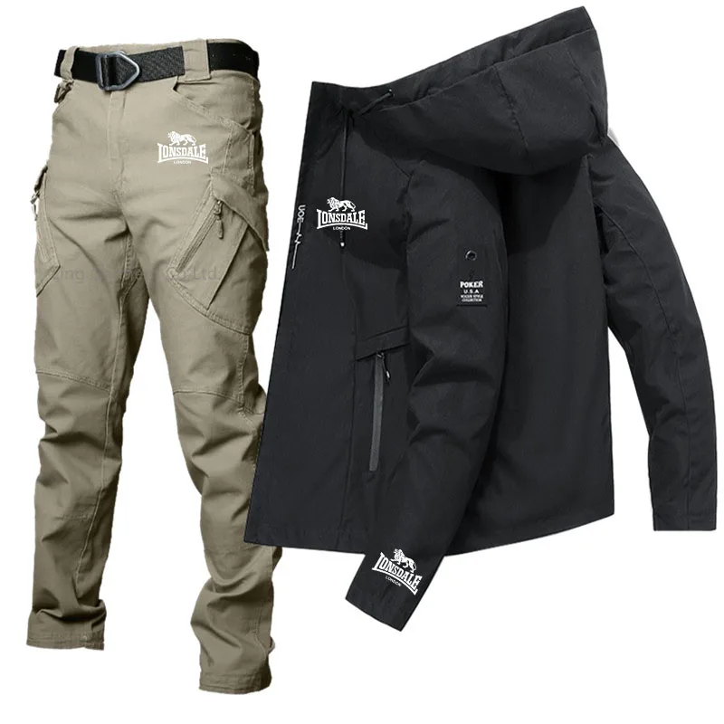 LONSDALE осень 2023 новейший брендовый кардиган с надписью мужской повседневный