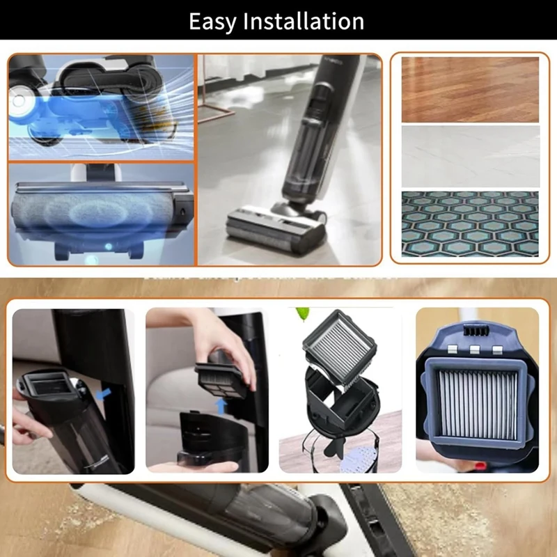 Щеточные ролики и фильтры HEPA для Tineco Floor ONE S5 Pro2 комплект запасных частей