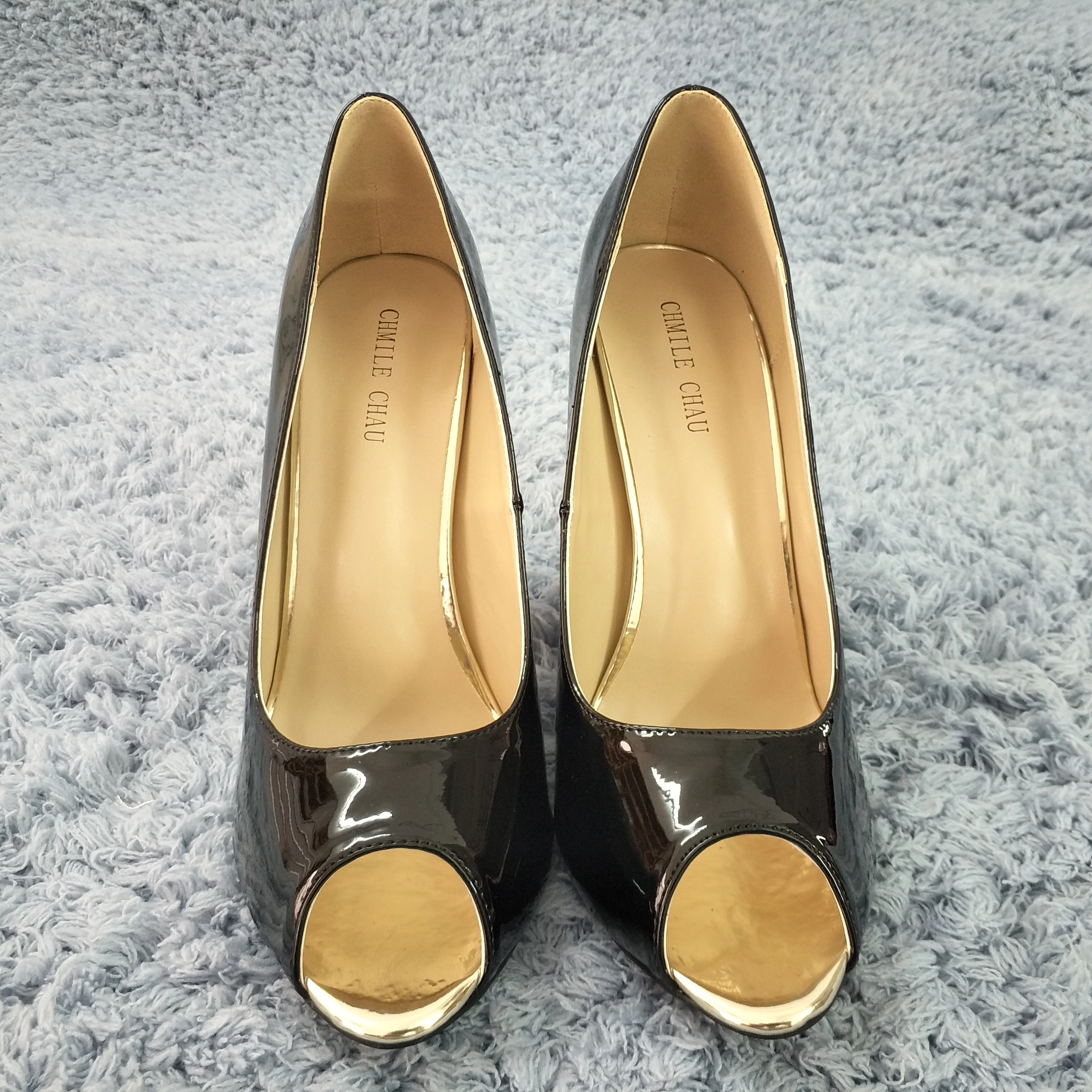 Туфли-лодочки женские на высоком каблуке пикантное вечернее платье шпильке