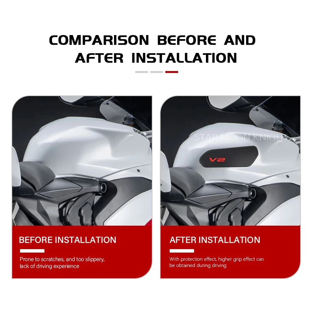 Боковая подкладка для топливного бака мотоцикла Ducati Streetfighter V2 Panigale 2020 прокладки