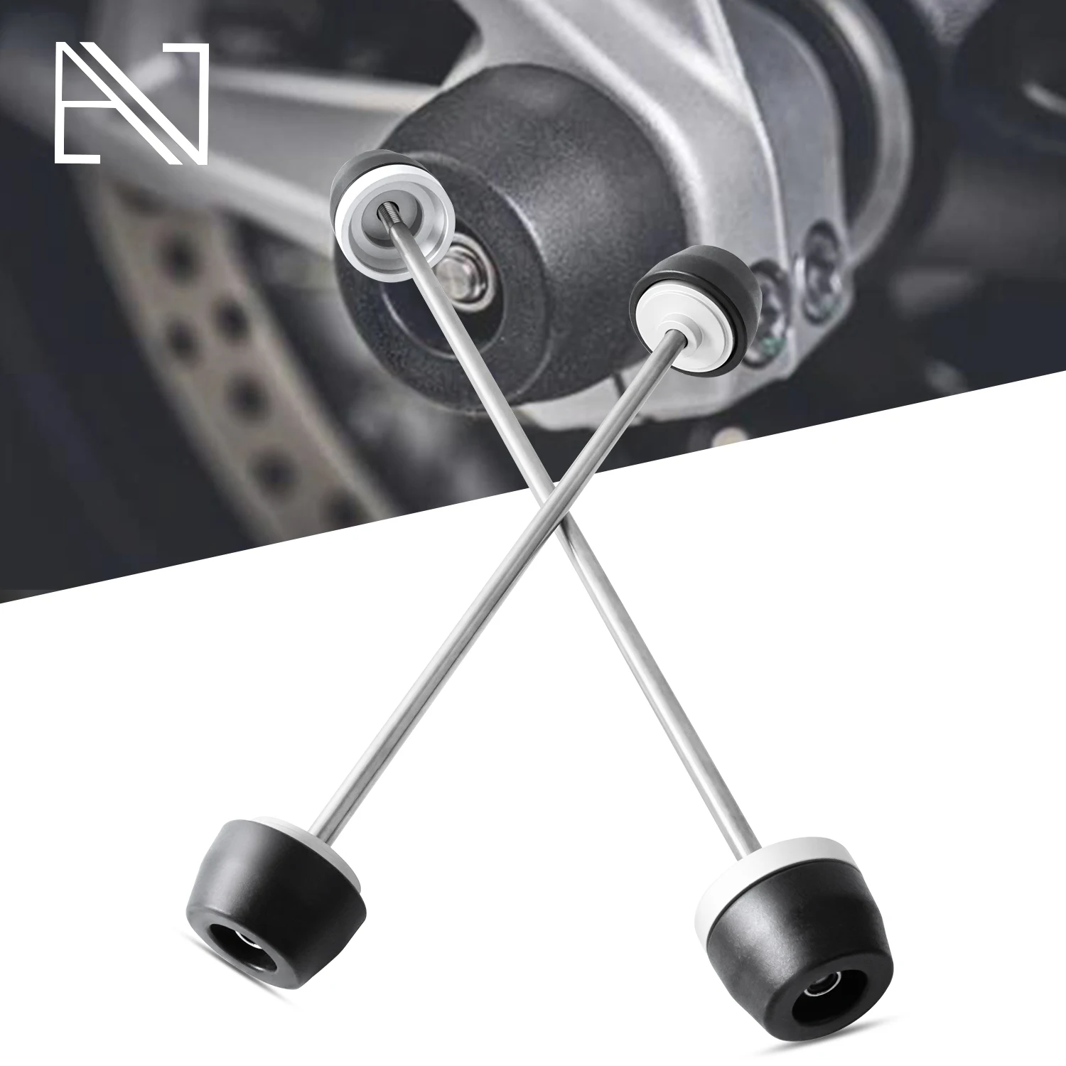 

Motorcycle Front Rear Wheel Axle Fork Sliders Crash Protector For BMW F750GS F800GS F850GS F 750 800 850 GS