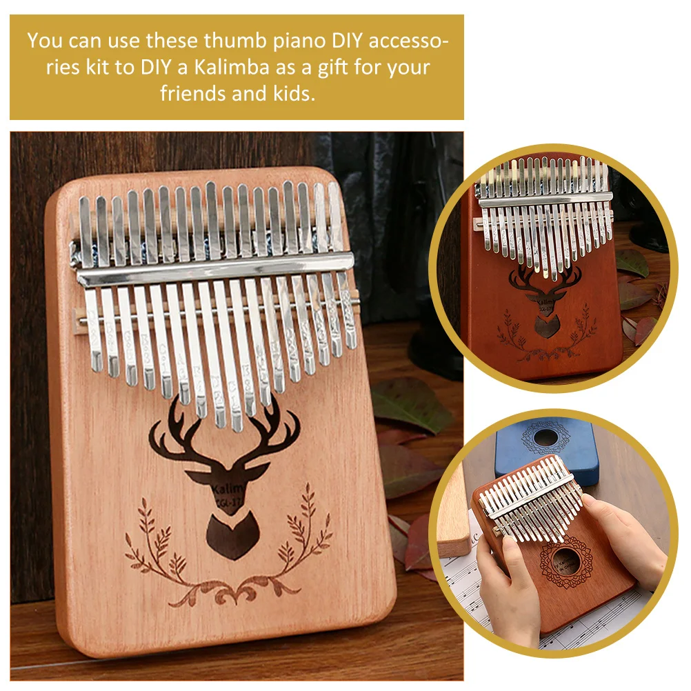 Kalimba шрапнель большой палец фортепиано запасные части аксессуары DIY музыкальный