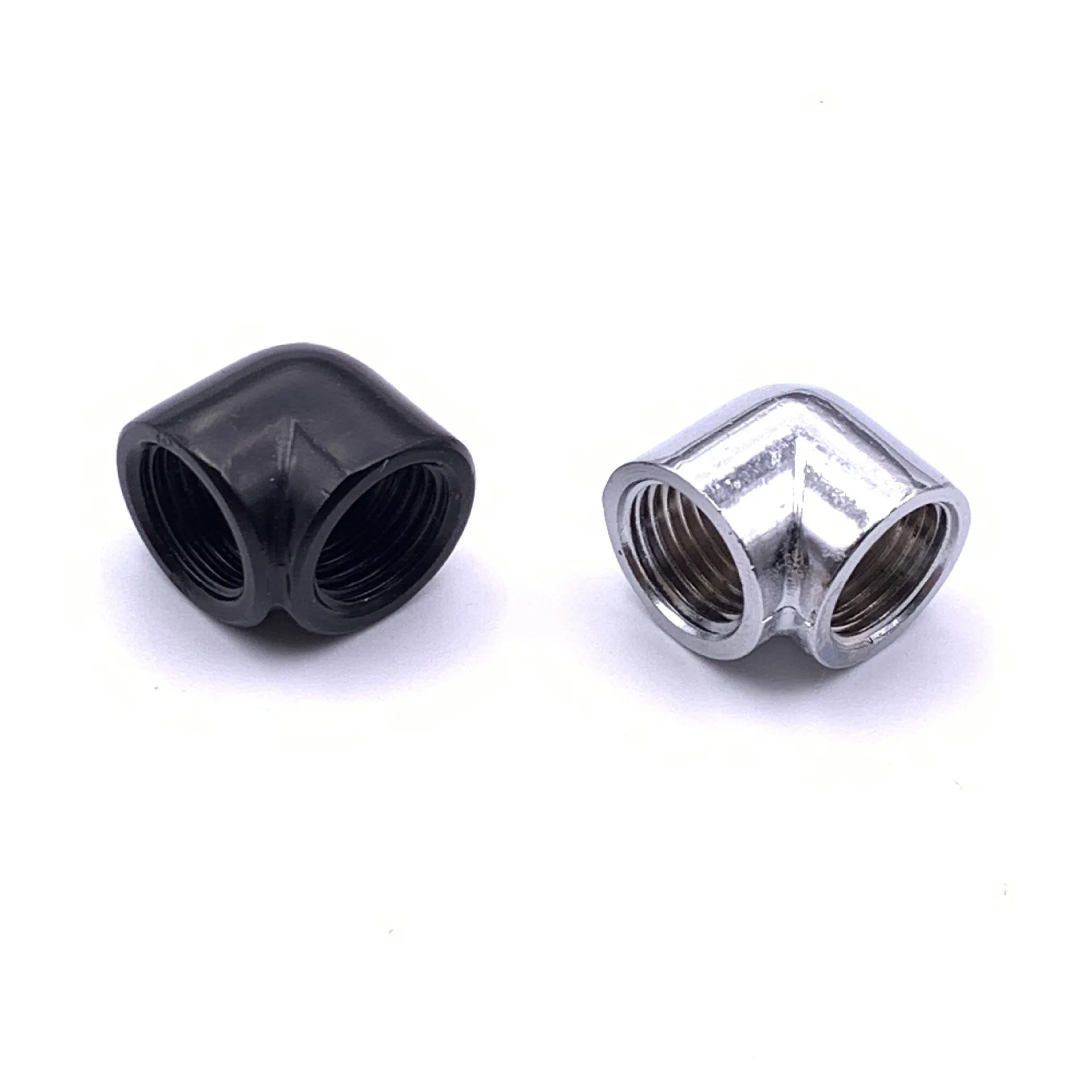 

Компьютерное водяное охлаждение 90 градусов 90 ° колено G1/4 Двойная Внутренняя внутренняя розетка