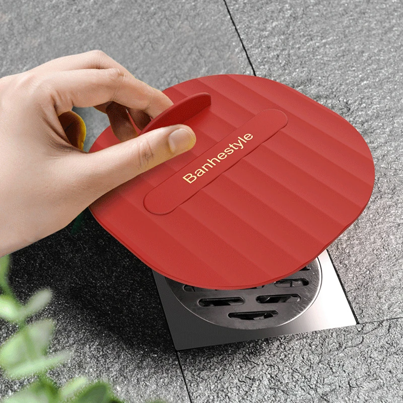 

Hair Barrier Floor Strainer Silicone Floor Drain Core Kitchen Bathroom Water Drain Filter Cover Plug Trap Siphon Sink Deodorant