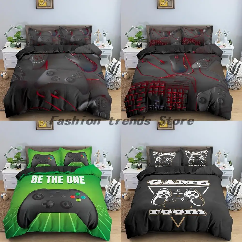 

Kids Boys Teens Gamer Bedding Set Gamepad Duvet Cover GamePad Quilt Cover 3D Printing Bedding Queen King Bed Kids Bed Cover Set