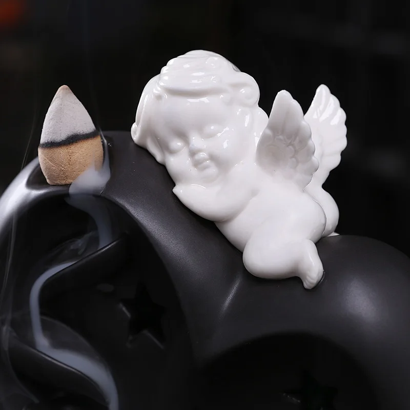 Подарок Любящее Сердце Ангел Декор Домашнего Офиса Керамическое Искусство