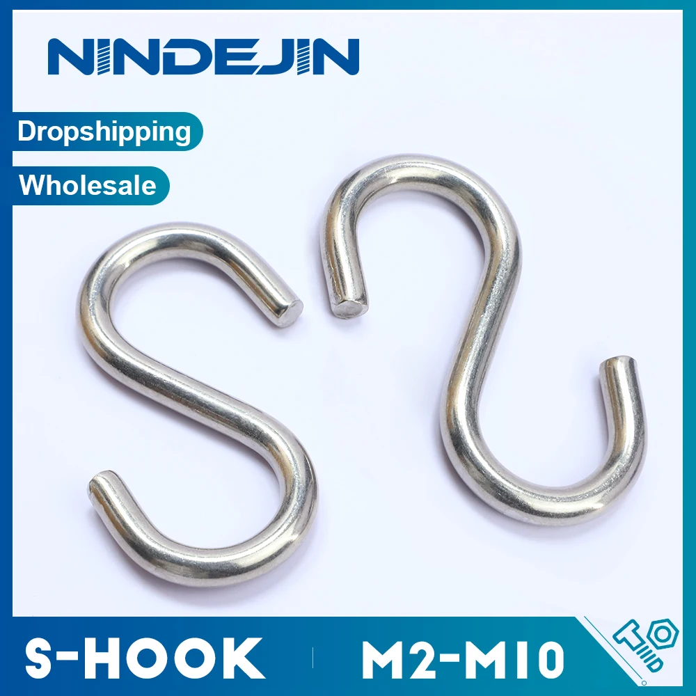 

NINDEJIN С-образные крючки из нержавеющей стали