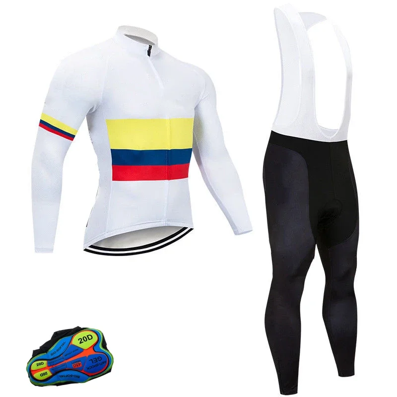 Новый мужской дорожный спортивный трикотаж с длинными рукавами для езды на