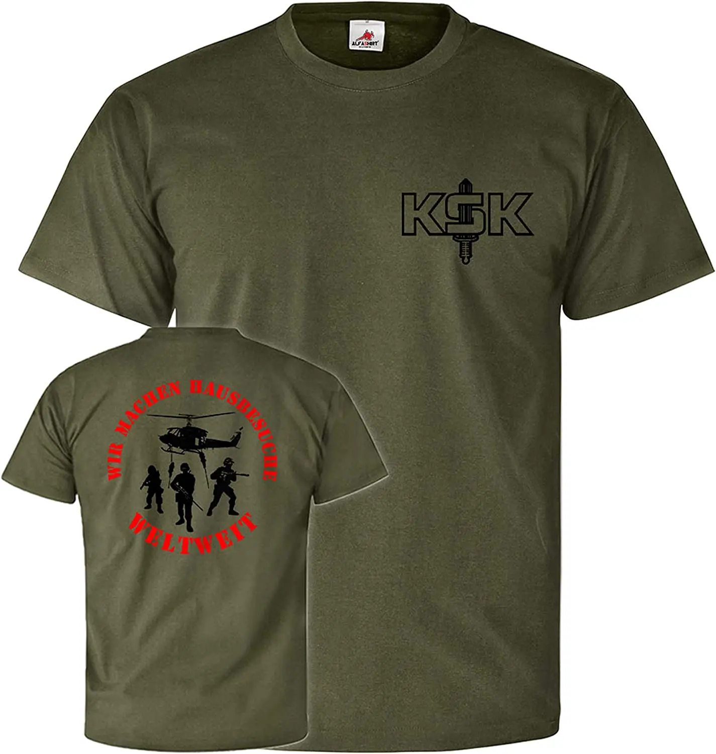 

Bundeswehr Elite KSK Special Forces Command T Shirt. New 100% Cotton Short Sleeve O-Neck T-shirt Casual Mens Top