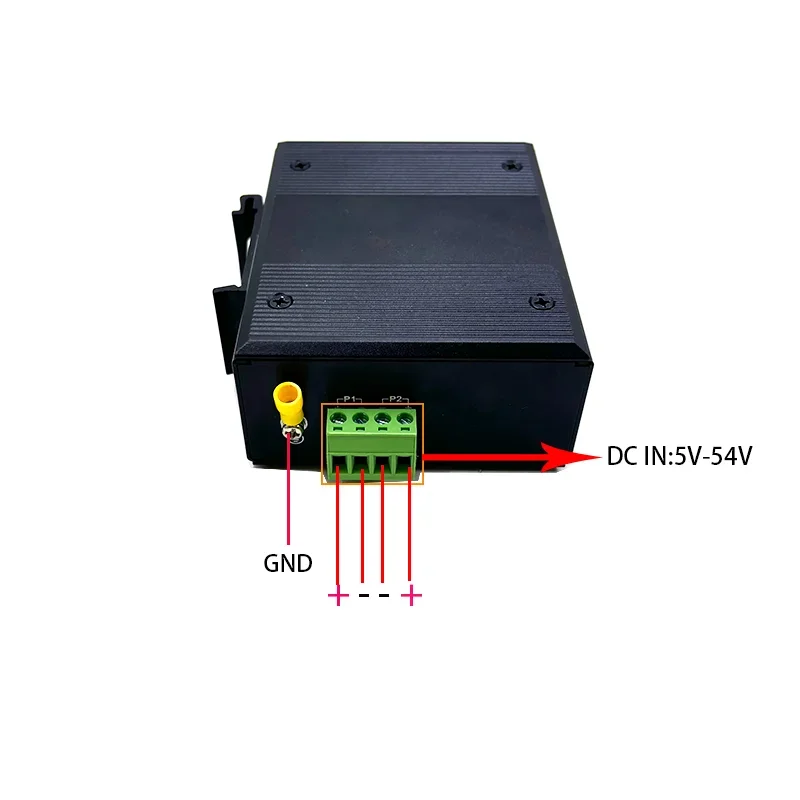 Фото 10 портов 10/100M 12V-54V Ethernet industrial swith №4