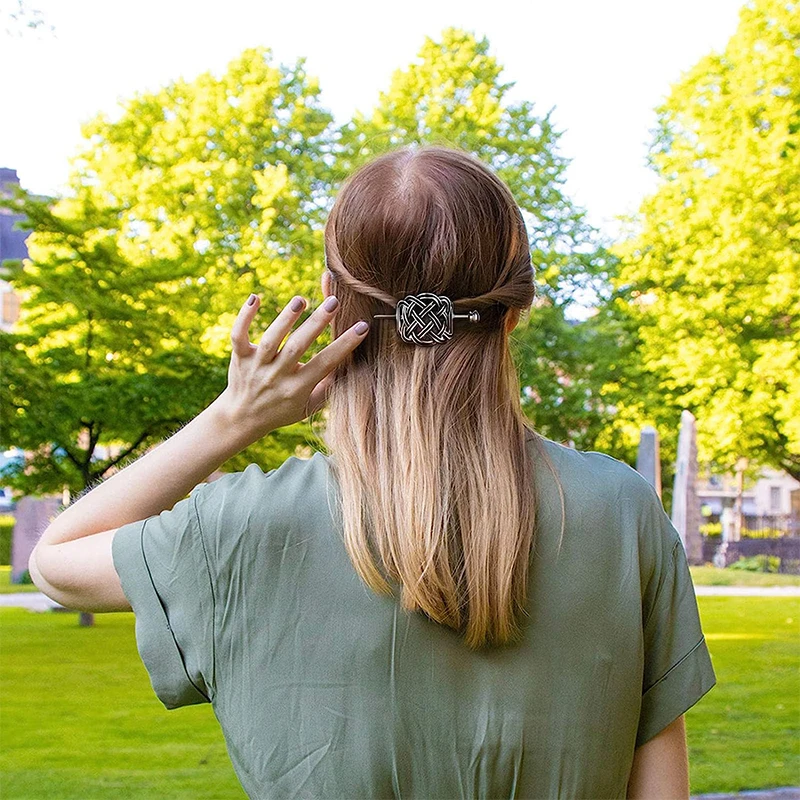 Женские Кельтские Металлические Заколки Для Волос В Стиле Викингов Аксессуары С