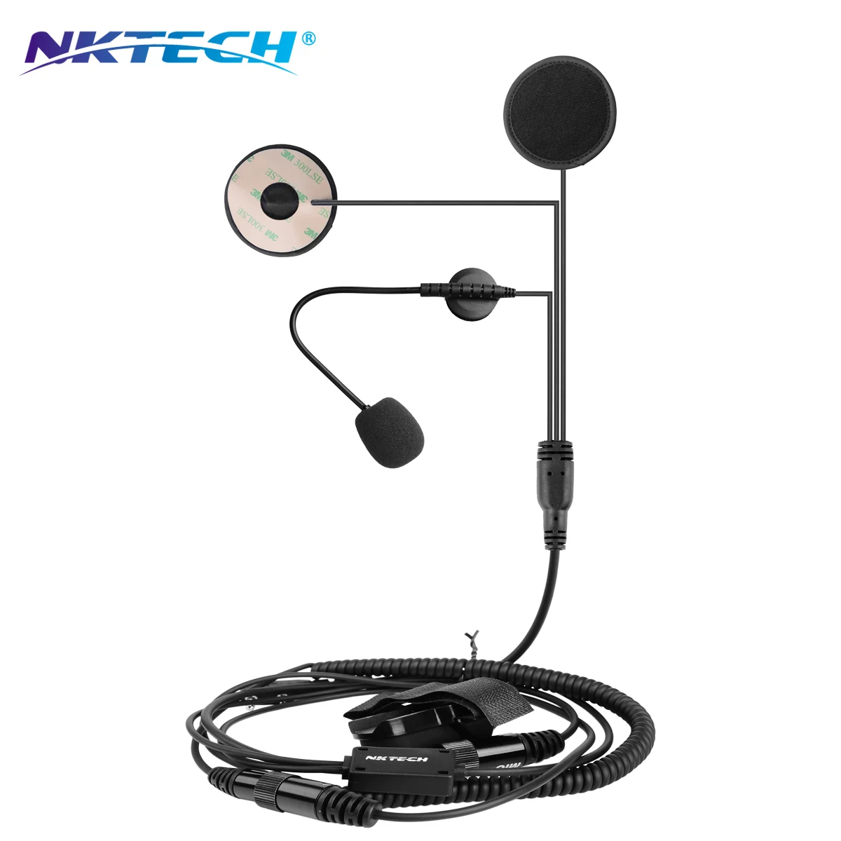 

NKTECH NK-H3 Motorcycle Bike Helmet Earpiece Headset For PUXING WOUXUN BaoFeng UV-5R V2 UV-82 GT-3TP UV-5X DM-5R DM-1701 DM-1801