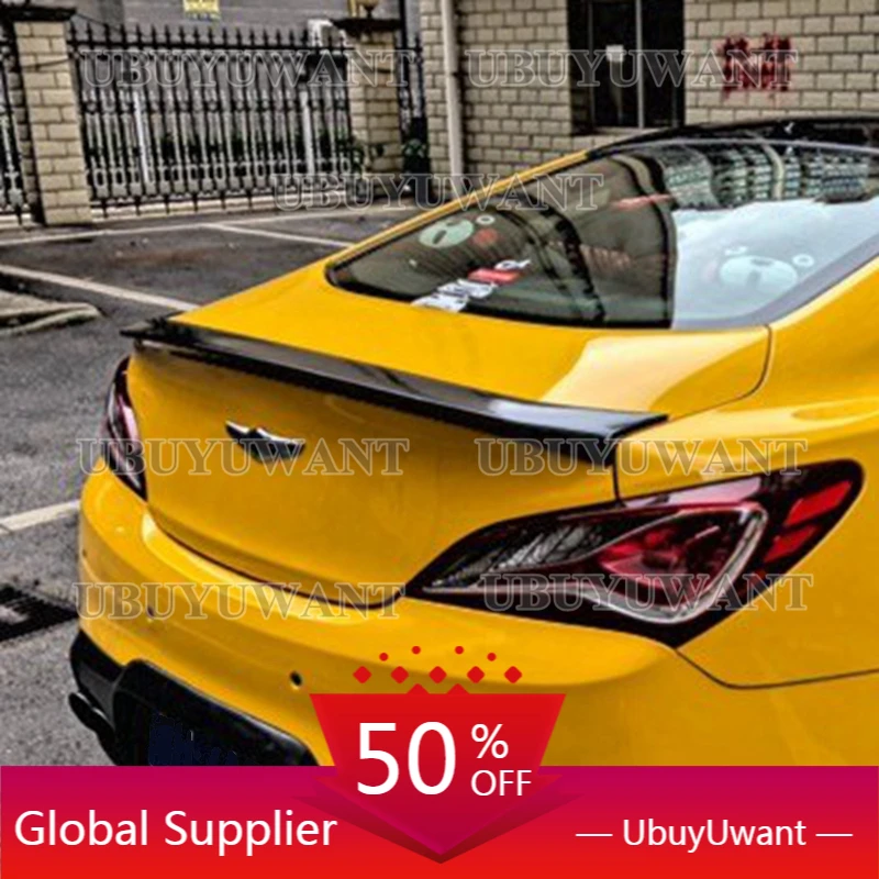 

Автомобильные аксессуары из углеродного волокна материал/Неокрашенный праймер задний спойлер для багажника для Hyundai Tiburon Genesis Coupe 2009-2012