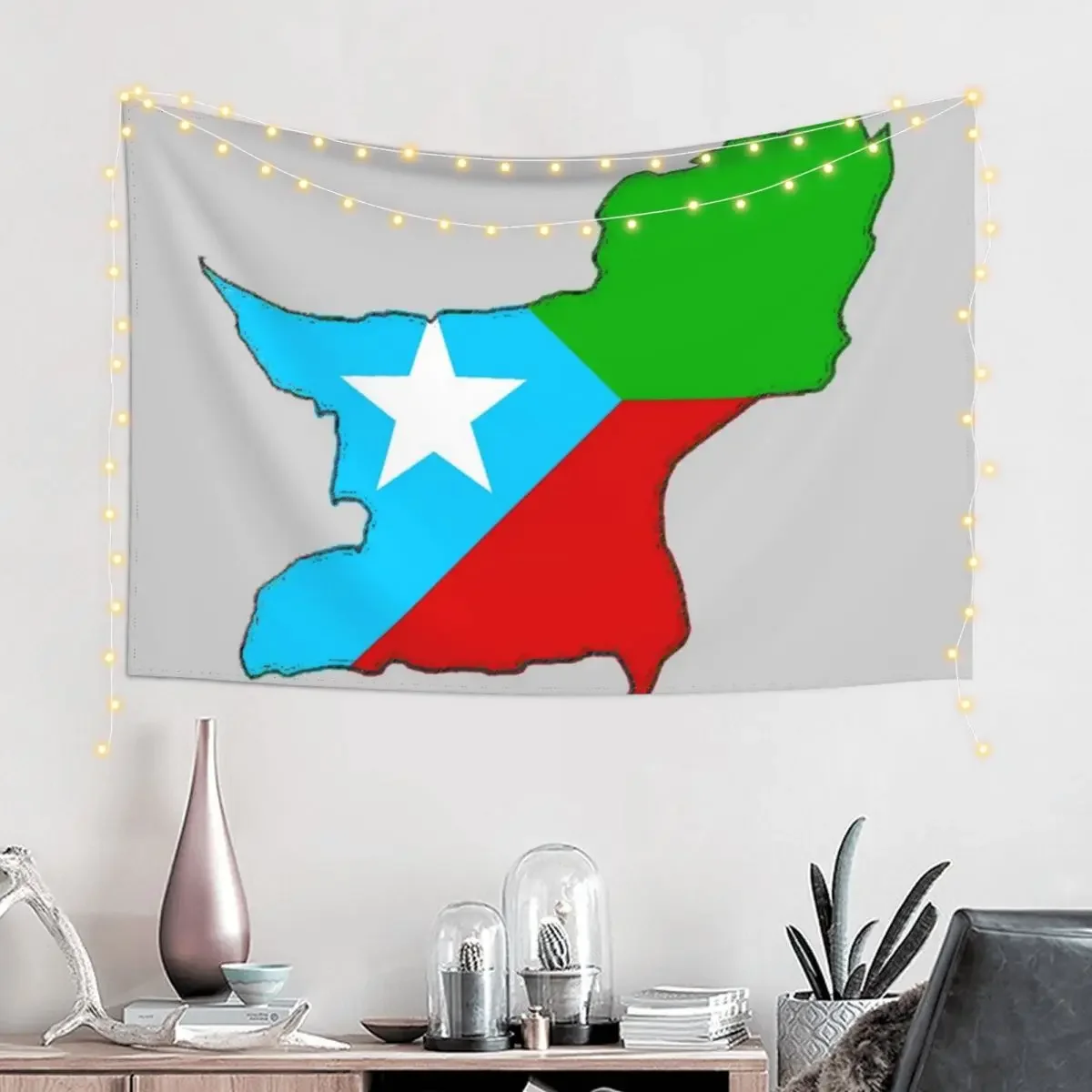 Карта балочустана с милой флагом гобелен украшение настенная роспись