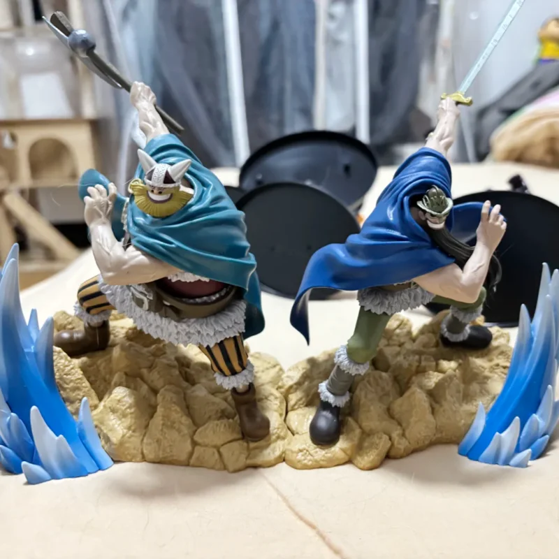 Фото Оригинальная фигурка Bandai Banpresto One Piece Dorry Brogy, аниме-модель, статуэтка для настольного декора, подарок для коллекционеров №1