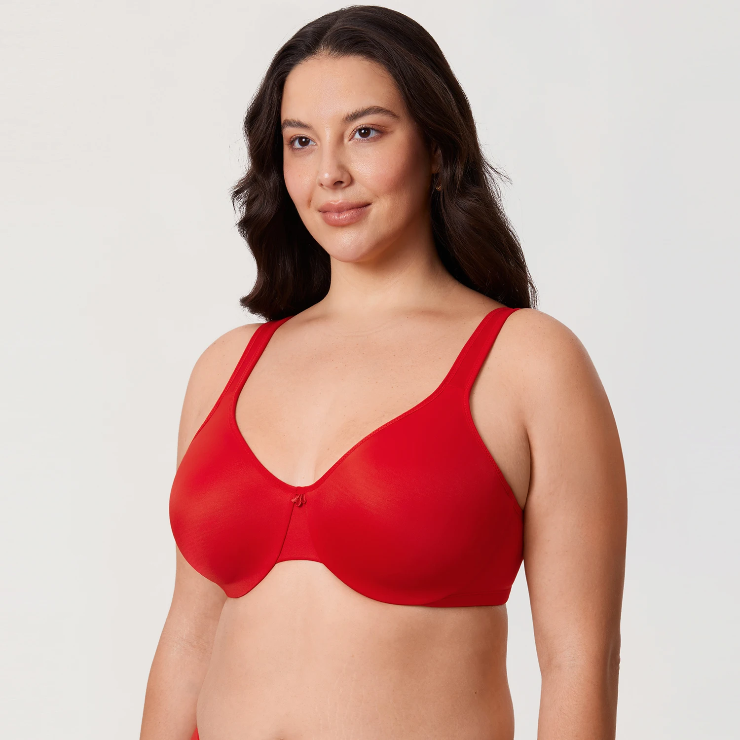 DELIMIRA женский бюстгальтер-минимайзер размера плюс на косточках гладкие бесшовные