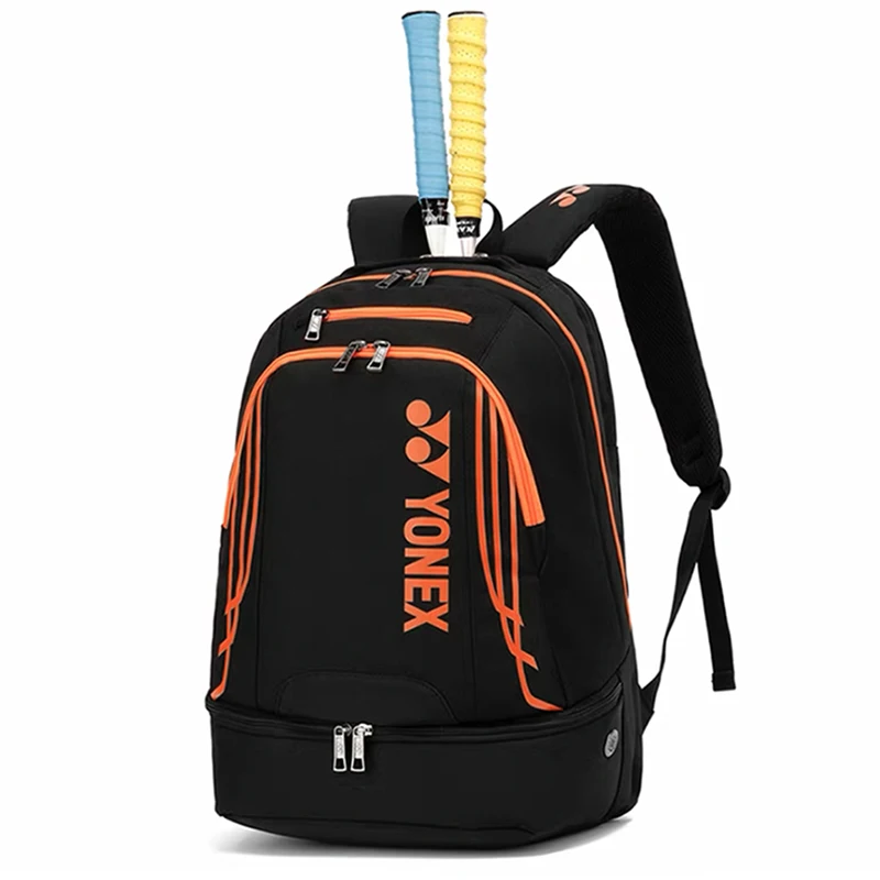 Original YONEX Badminton Backpack For Men 2 Rackets Storage With Independent Shoe Compartment Waterproof Racquet Sports Bag