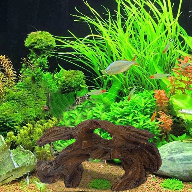 Большие натуральные ветки коряги рептилии украшение для аквариума аквариум