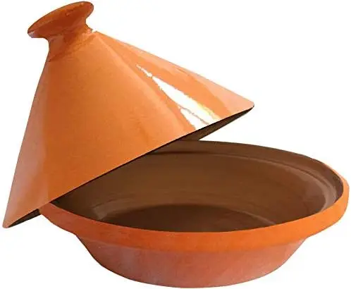 

Cooking Pot Original Handmade Clay 10 Quart Cooking Dish Family Size Recipe Book