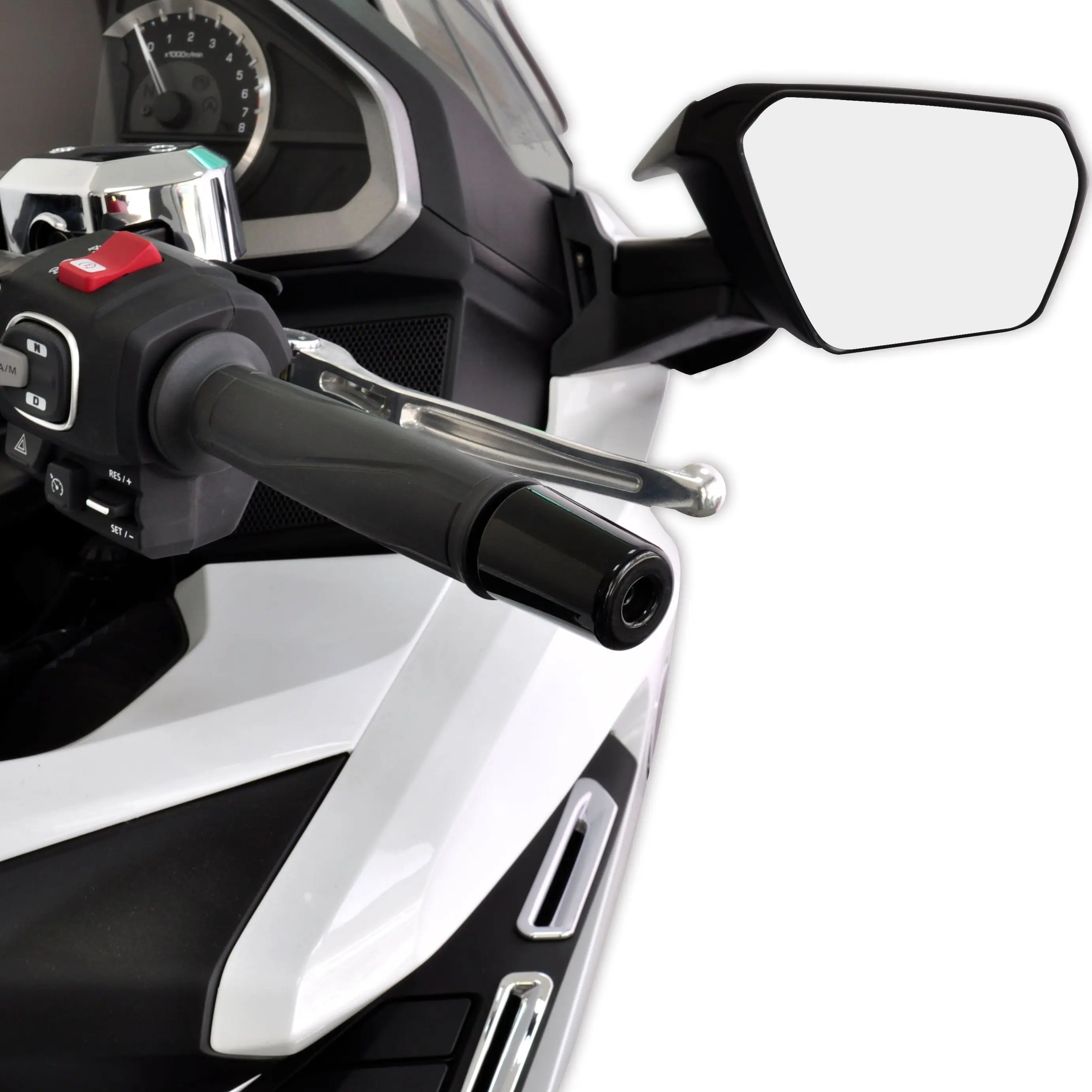 

2.3" Chrome Plating Black Handlebar Counterweight Handlebar Block For Honda Goldwing GL1800 F6B 2001-2022 304 Stainless Steel