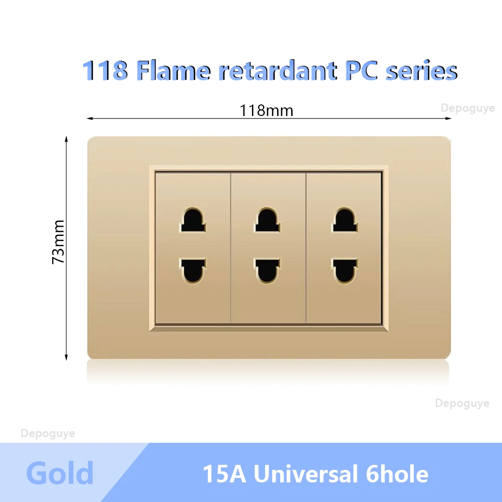 

Американская Мексиканская стандартная настенная розетка с двумя USB-портами типа C для быстрой зарядки