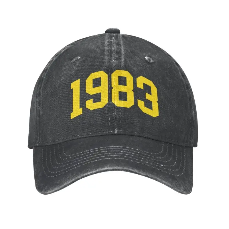 

Classic Cotton Born In 1983 Birthday Baseball Cap Women Men Personalized Adjustable Adult Dad Hat Spring