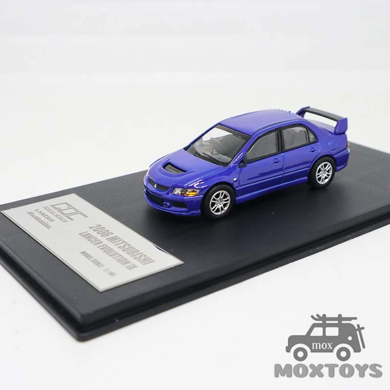 

GOC 1:64 Lancer EVO IX синяя литая модель автомобиля