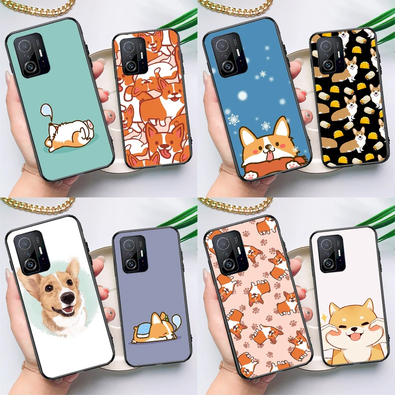 Чехол Corgi Dog для POCO F3 X3 NFC F1 F2 M3 M4 Pro